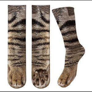 Meow Kitty Paw Socks
